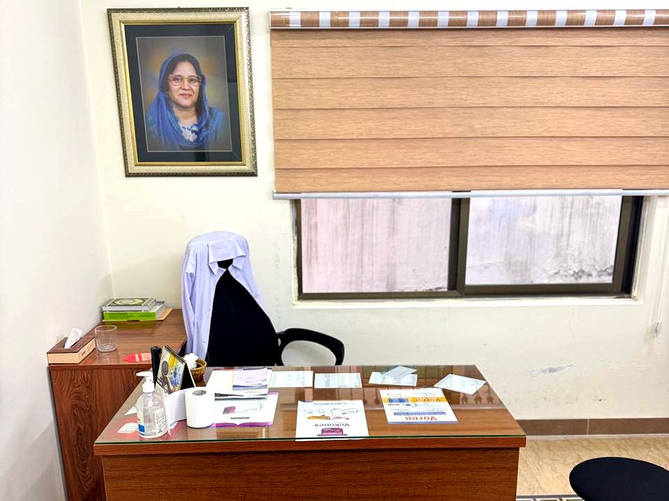 Doctor consultation room at the Women & Child Health Care Center